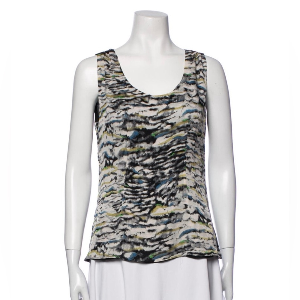 Balenciaga Multicolor Abstract Tank Top